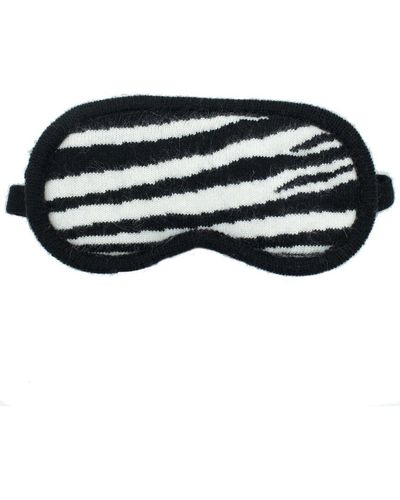 Portolano Zebra Eyemask - Black
