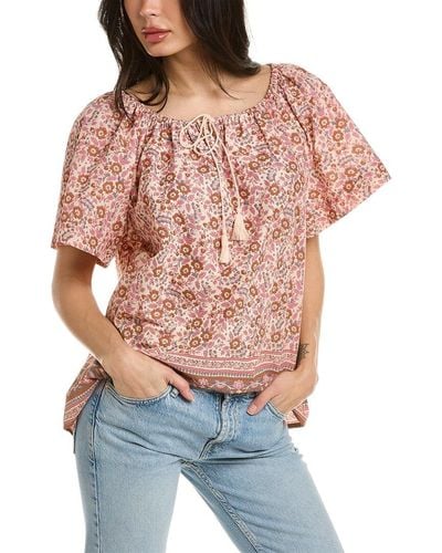 Red Faherty Tops for Women | Lyst