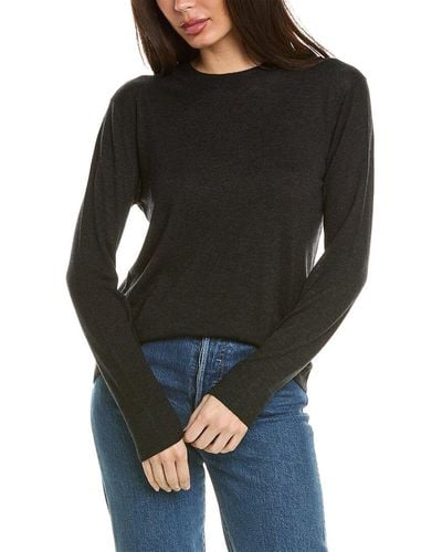 Vince Elevated Wool & Cashmere-blend Sweater - Black