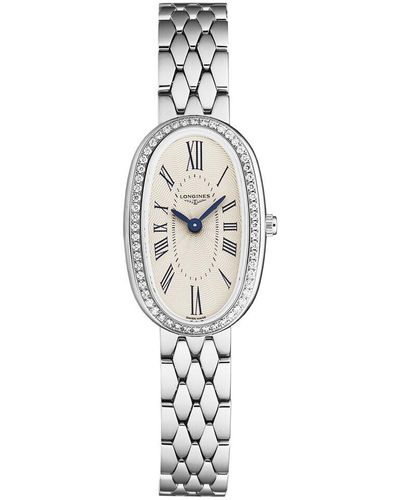 Longines Symphonette Diamond Watch - White