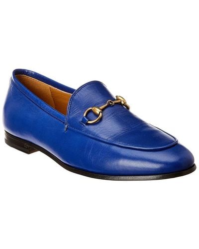 Gucci Jordaan Leather Loafer - Blue