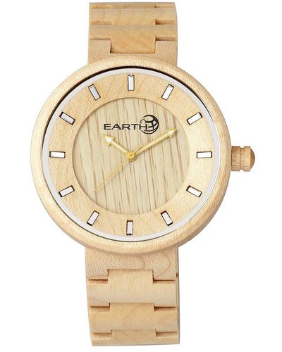 Earth Wood Unisex Branch Watch - Metallic