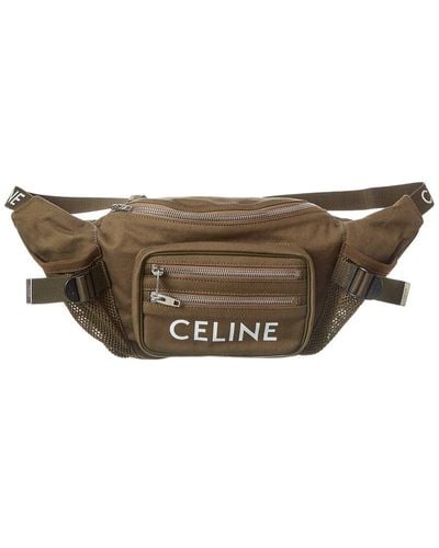 Celine Trekking Canvas Belt Bag - Brown