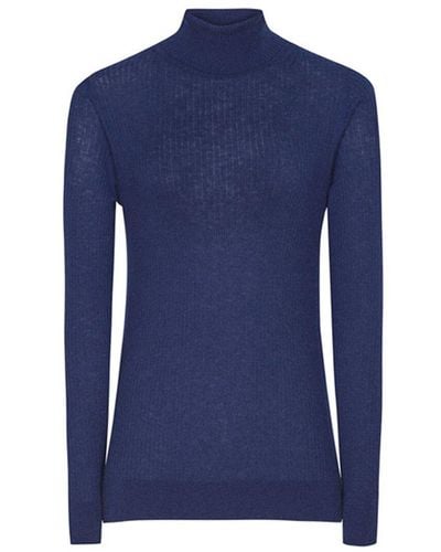 Reiss Sophie Wool & Alpaca-blend Sweater - Blue
