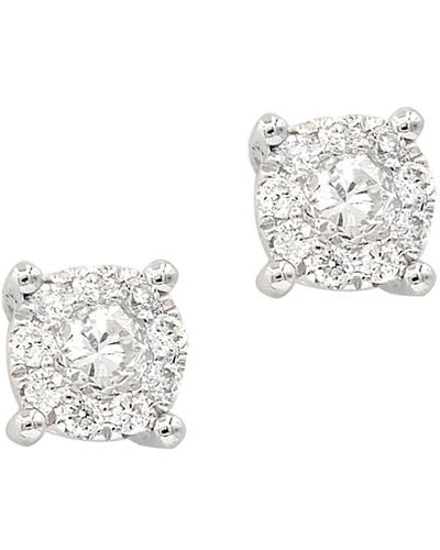 Diana M. Jewels Fine Jewelry 18k 0.20 Ct. Tw. Diamond Studs - White