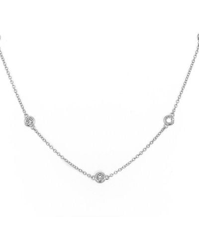 Sabrina Designs 14k 0.64 Ct. Tw. Diamond By The Yard Necklace - Natural