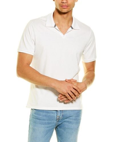 Magaschoni Pique Polo Shirt - White