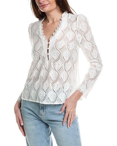 ANNA KAY Lace Top - White