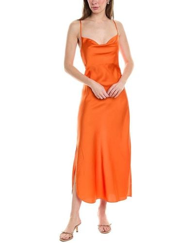 AllSaints Hadley Slip Dress - Orange