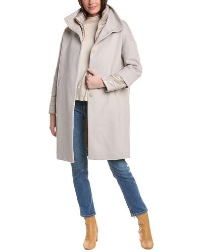 Herno Double-front Wool Coat - Blue