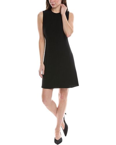 Theory Crepe Mini Dress - Black