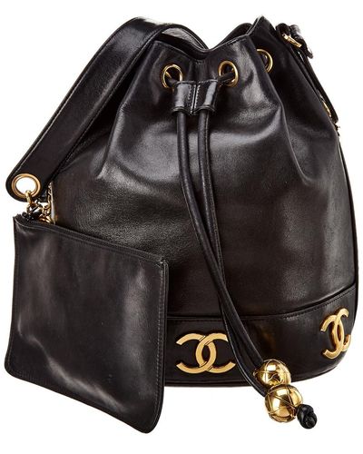 Black Chanel Bucket bags and bucket purses for Women