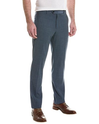 Brooks Brothers Classic Wool-blend Trouser - Blue