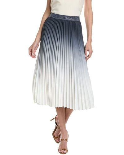 Nanette Lepore Ombre A-line Skirt - Blue