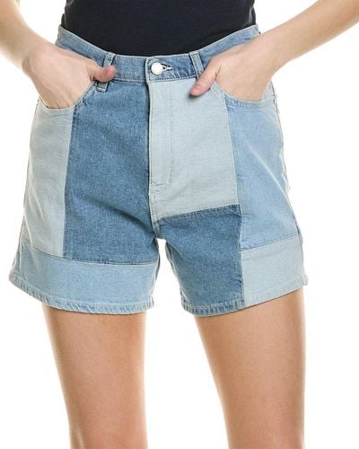 DL1961 Kaia High-rise Relaxed Vintage Short - Blue