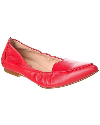 French Sole Claudia Leather Flat - Pink