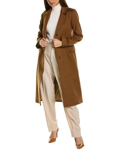 Fleurette Wool Coat - Natural