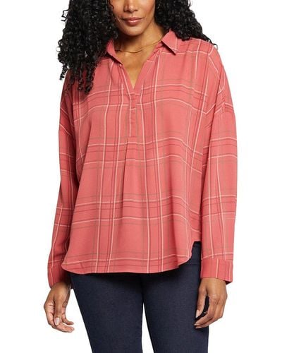 NYDJ Becky Blouse - Red