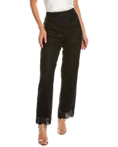 Donna Karan Circular Lace Pant - Black