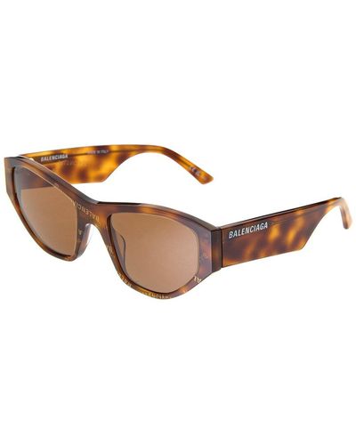 Balenciaga Bb0097s 54mm Sunglasses - Brown