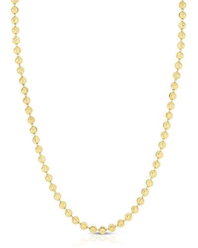Glaze Jewelry Gold Over Silver Ball Chain Necklace - Metallic