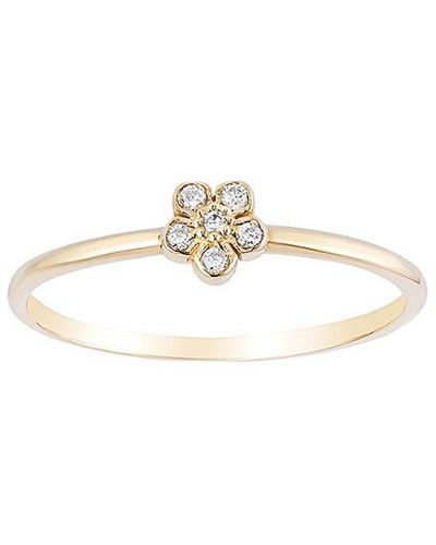 Ariana Rabbani Diamond Love Ring in Metallic Lyst