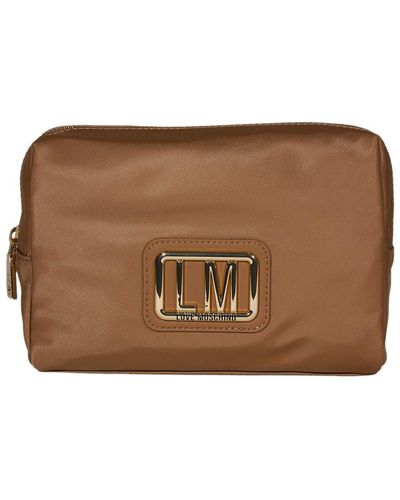Love Moschino Makeup Case - Brown