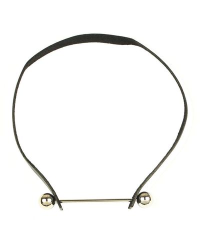 Eye Candy LA Luxe Collection Bar My Choker Necklace - Metallic