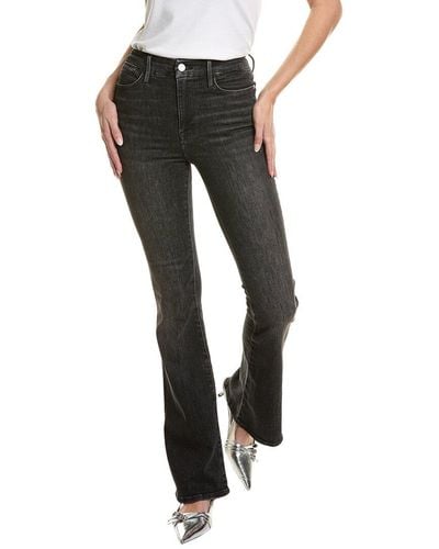 FRAME Le Super High Murphy Flare Jean - Black