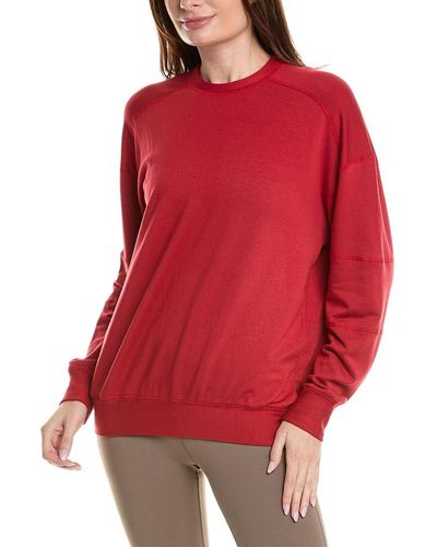 Alala Blocked Crewneck Sweatshirt - Red