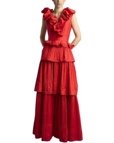 Basix Black Label Gown - Red