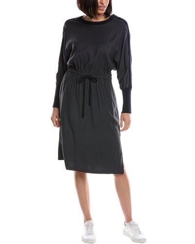 Peserico Wool-blend Midi Dress - Black