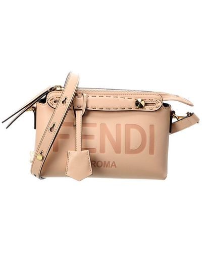 Fendi By The Way Mini Leather Shoulder Bag - Pink