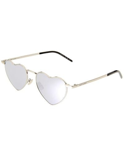 Saint Laurent Sl301loulo 52mm Sunglasses - Metallic