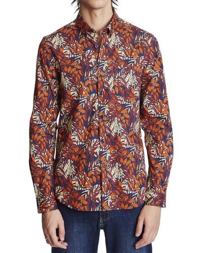 Paisley & Gray Brian Button Down Shirt - Red