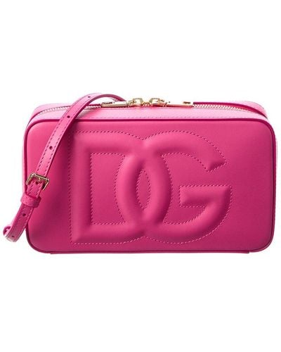 Dolce & Gabbana Dg Small Leather Camera Bag - Pink