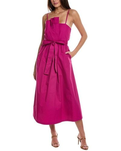 Alpha Studio Asymmetrical Maxi Dress - Pink