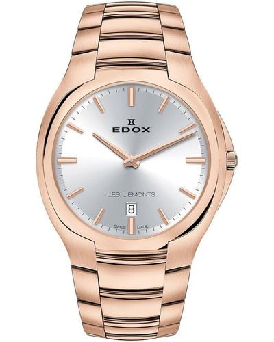 Edox Les Bemonts Watch - Metallic