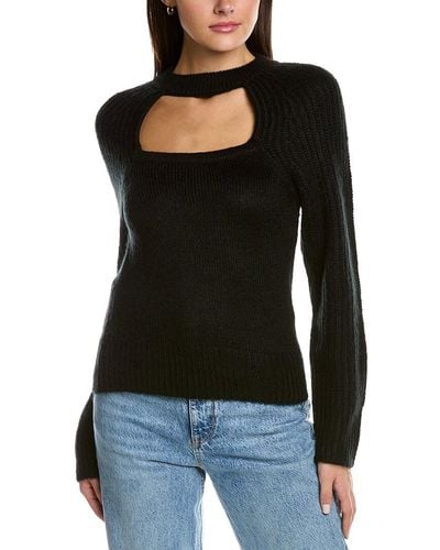 Design History Cutout Sweater - Black