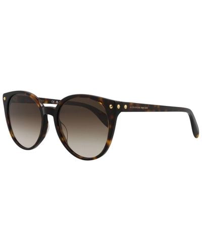 Alexander McQueen Am0130s 55mm Sunglasses - Brown