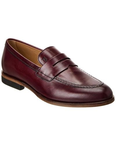 Tod's Leather Loafer - Red