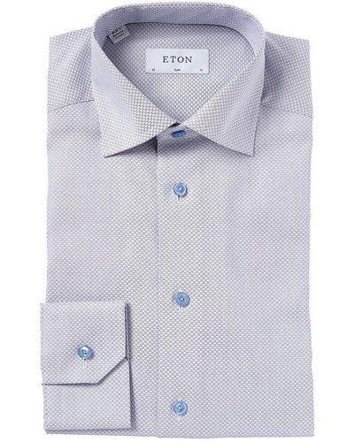 Eton Slim Fit Dress Shirt - Blue