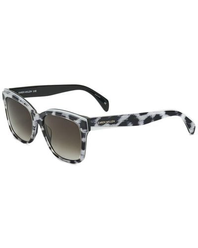 Karen Millen Km5030 56mm Sunglasses - Black