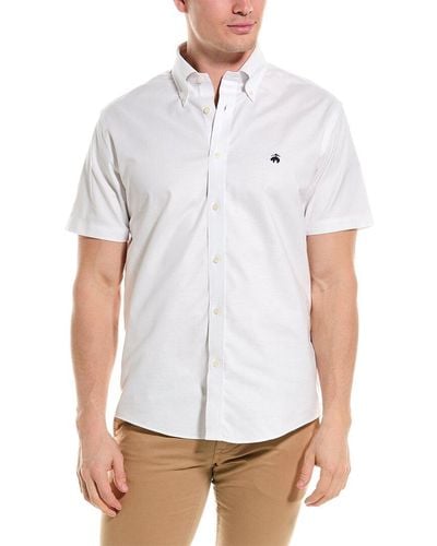 Brooks Brothers Regular Fit Oxford Shirt - White