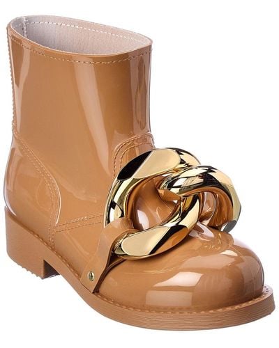 JW Anderson Chain Rubber Boot - Brown