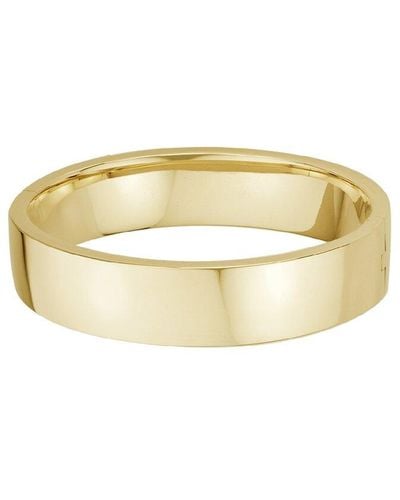 Italian Gold 14k Hinge Bangle Bracelet - Metallic