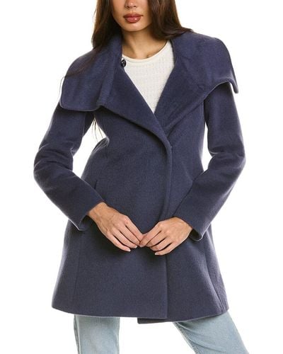 Cinzia Rocca Alpaca & Wool-blend Coat - Blue