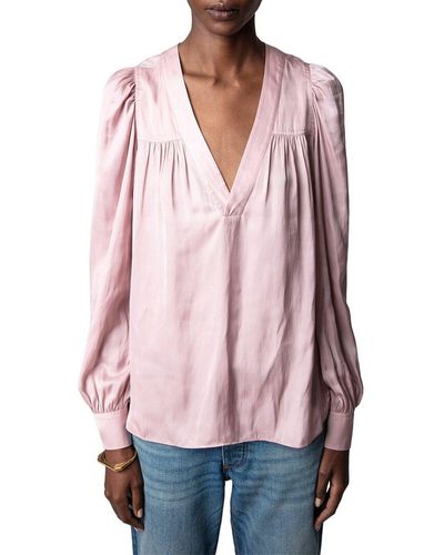 Zadig & Voltaire Telia Shirt - Pink