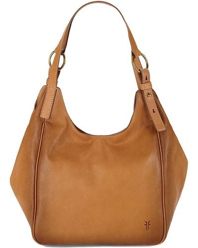 Frye Madison Leather Shoulder Bag - Brown