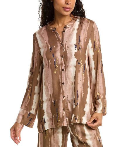 Hanro Woolen Silk Cygne Long Sleeve Shirt 1409-795 X-Small : Hanro